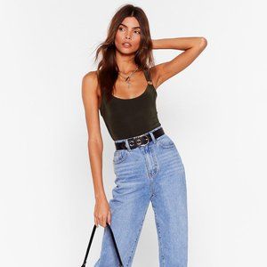 Olive Green Body Suit Size US 6